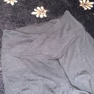 cross over flare leggings from pink